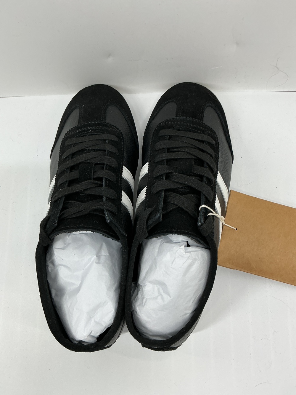 Italian Leather & Suede Low Profile Sneaker